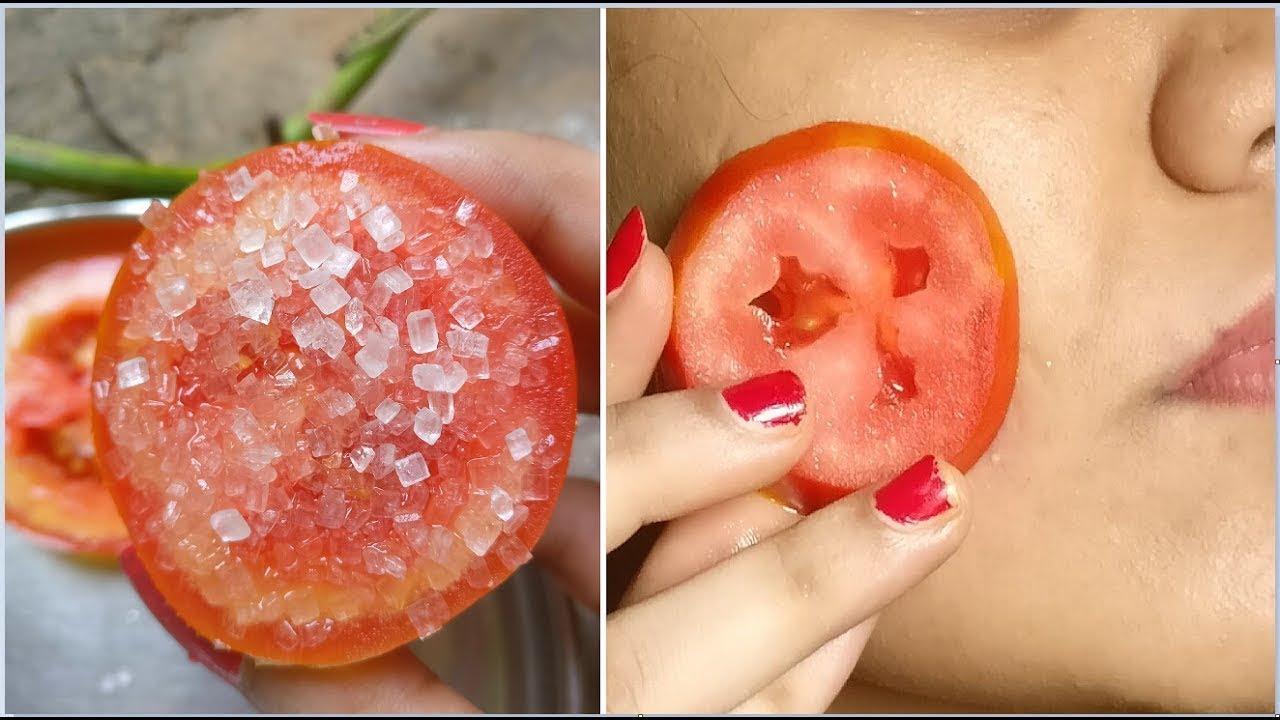 Cuando mi abuela me dio esta receta, nunca pensé que el tomate ACLARARÍA EL ROSTRO en tan solo un día.