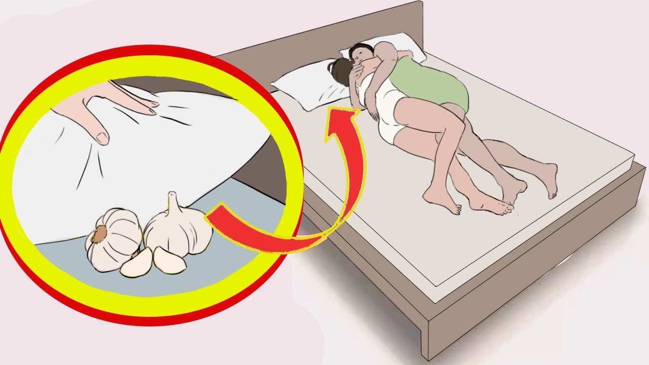 Pon el ajo debajo de la almohada por la noche y mira qué pasa al día siguiente …