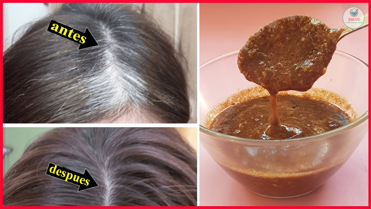Eliminar Las Canas Solo Después De 45 Minutos Usando Esta Mezcla