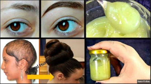 Aceite para el Cabello, Cejas y Pestañas hecho en Casa para el Crecimiento Doble del Cabello y sin Caída.
