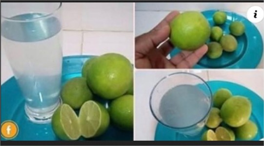 AGUA TIBIA CON LIMON