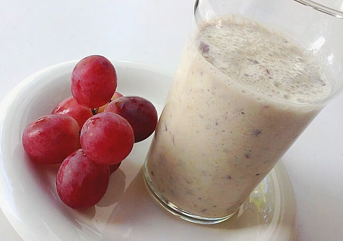 Avena con uvas para el corazón