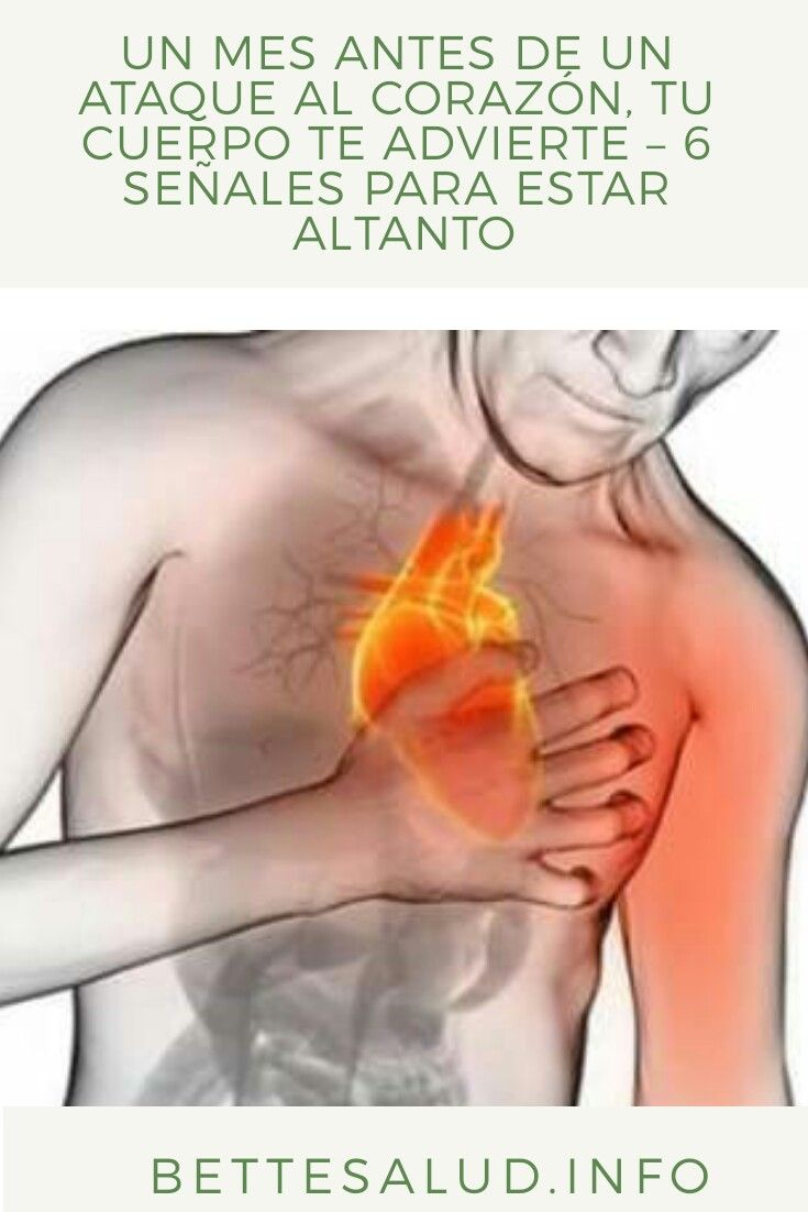7 avisos antes de darte un ataque al corazón