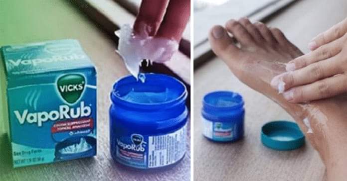 ESTA ES LA RAZÓN POR LA QUE SE RECOMIENDA APLICAR UN POCO DE VICK VAPORUB EN LOS PIES ANTES DE DORMIR