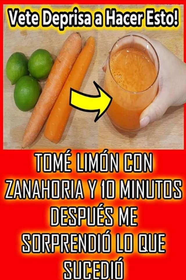 Zanahoria, Limón y Miel
