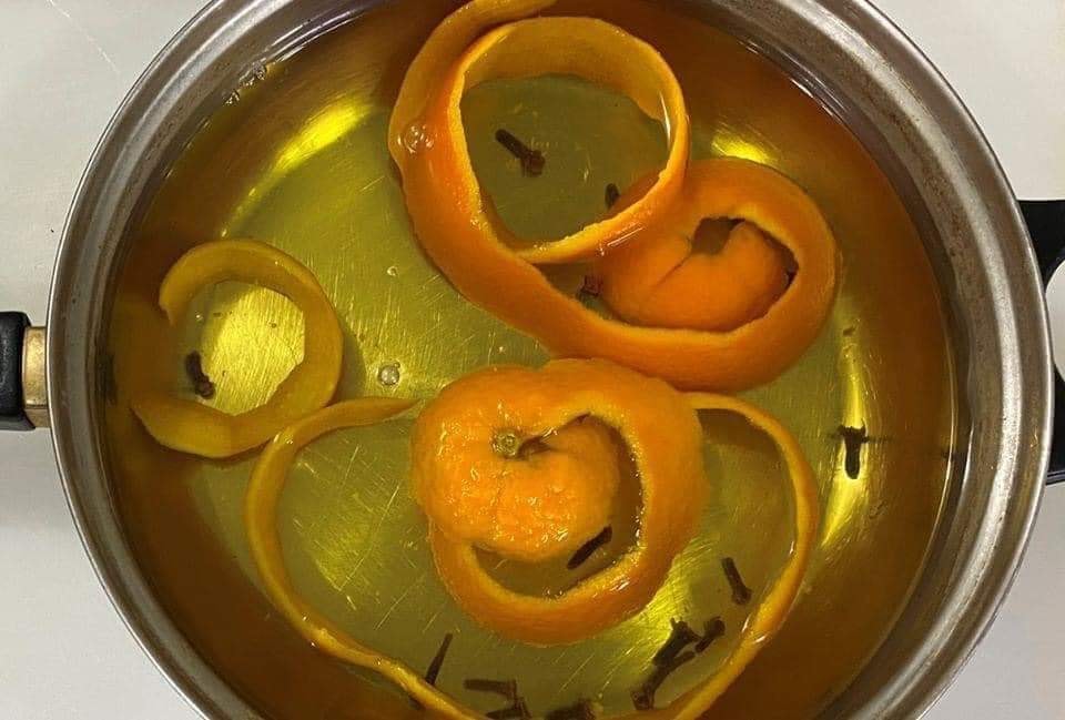Cáscara de naranja para bajar la pancita
