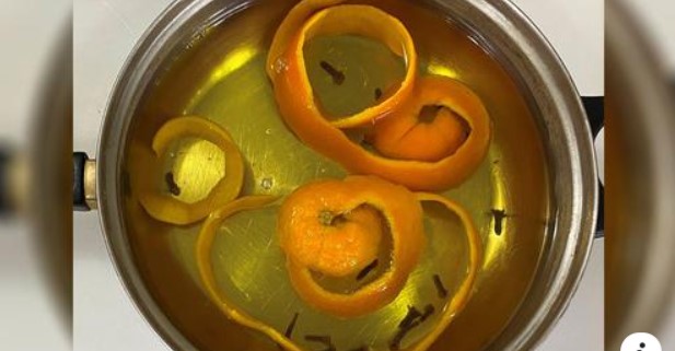 If you boil ORANGE peels