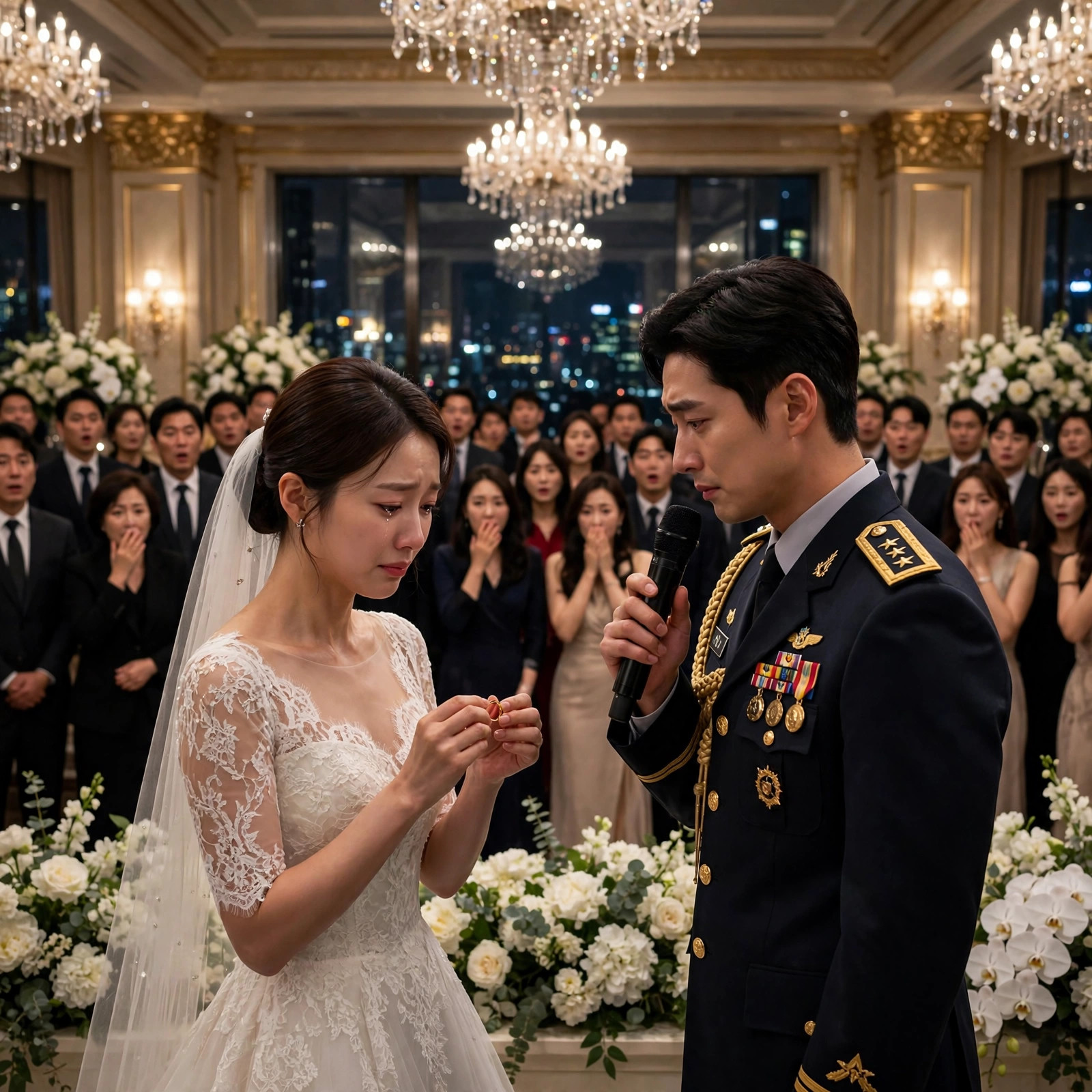 Mi esposo militar anunció en plena boda que partía a la frontera y yo me quité el anillo frente a todos